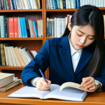 유통관리사 1급 Study Session**

"A focused student studying for the 유통관리사 1급 exam, surrounded by textbooks and notes, working at a desk in a well-lit library, fully clothed, appropriate attire, safe for work, perfect anatomy, natural proportions, professional study environment, family-friendly, modest."

**
