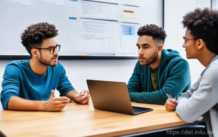 유통관리사 실기시험 전략 - A bright and focused university student, wearing smart casual attire, sits at a modern desk, surroun...