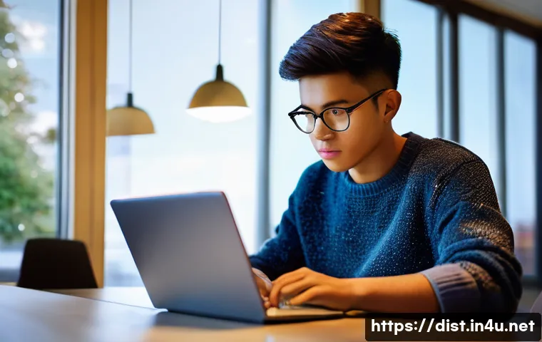 유통관리사 시험 합격생 인터뷰 - **Prompt 1: Determined Non-Major Student**
    A young, determined adult, a non-major student, sits ...